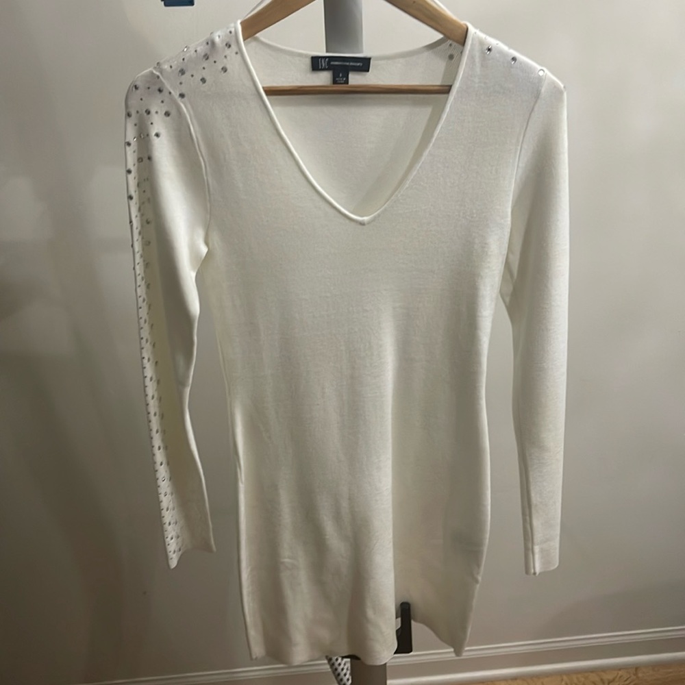 White tunic with embellishments